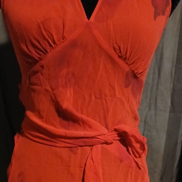SIZE XS: Vintage Silk Victoria's Secret Halter Slip Gown - Picture 6 of 16